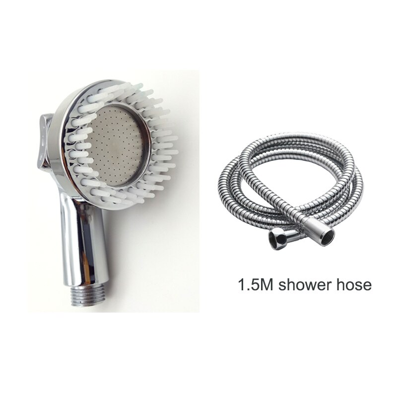 Zloog Beauty Salon Shower Head High Pressure Faucet External Short Showerhead with Comb: Set 1