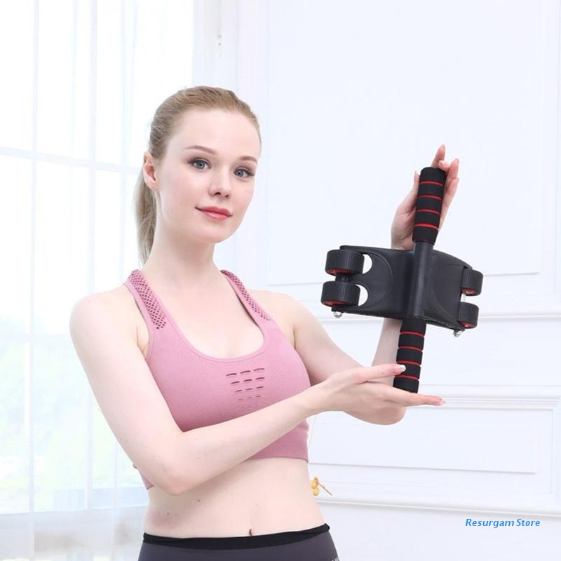 E5BD Ab Roller Abdominal Roller Abdominal Trainer Fitness Device Abdominal Trainer
