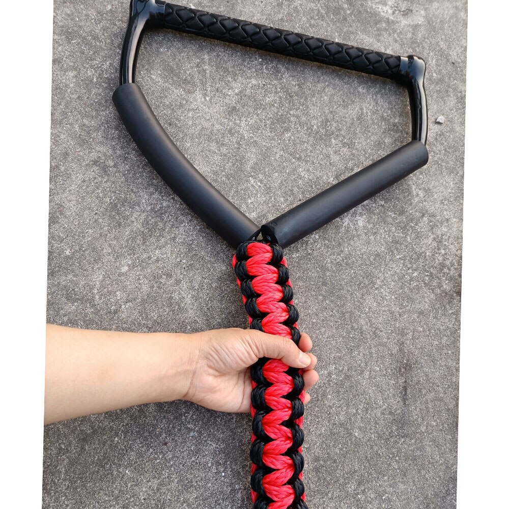 75ft Water Ski Rope 5-Section Watersports Spiral Braided Wakeboard Tow Rope Wakeboard Kneeboard Tubing Tow Rope with EVA Handle