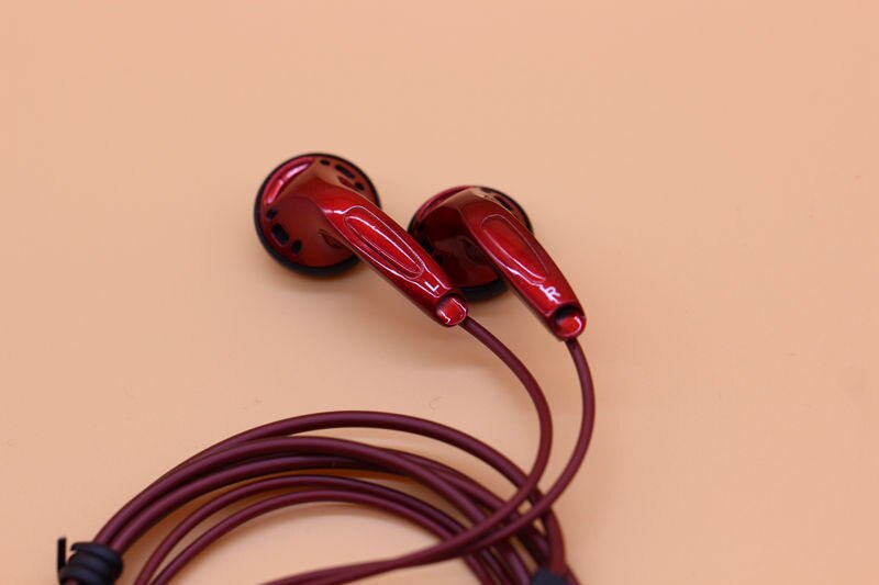 DIY MX500 Flat Head Earbud Heavy Bass Sound Earphone ZMX500 with Microphone