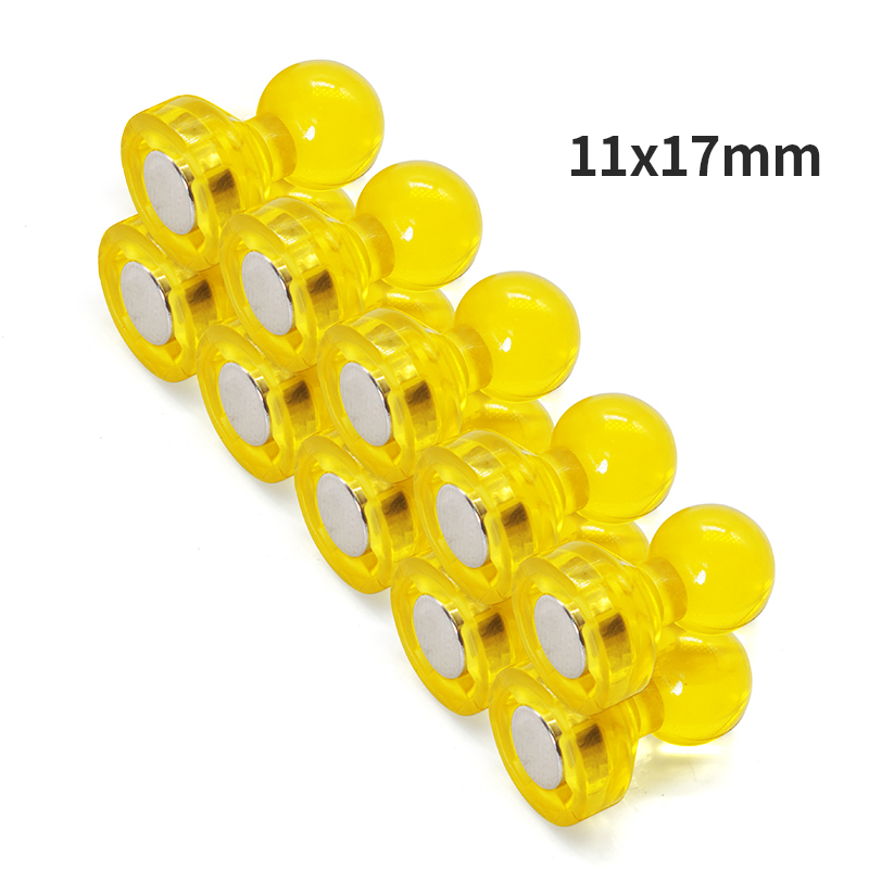 11x17mm Magnet Pushpin Office Pushpin Strong Neodymium Magnet Cone Magnet Super Magne t Refrigerator Sticker Magnetic Pushpin: green
