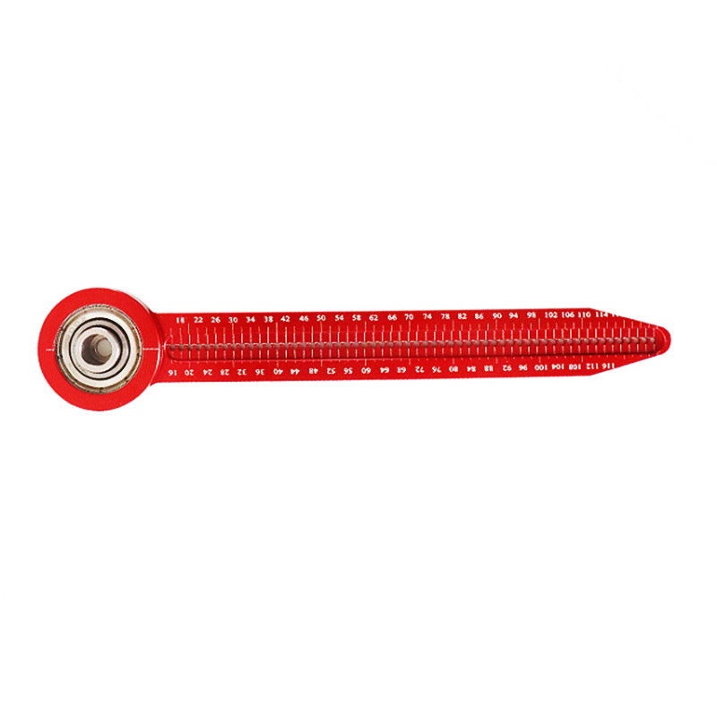 Precision Tiny Circle Maker Alloy Scribe 360 Degree Round Marking Gauge Carpenter Tool Portable Compass: Red