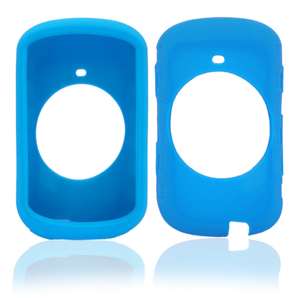 Protector de pantalla de silicona blanda para Garmin Edge 530, funda elástica de reemplazo para ordenador de bicicleta: Azul