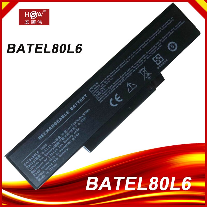 Batería de ordenador portátil para DELL Inspiron 1425, 1426, 1427, 1428, BATHL90L6, BATEL80L9, BATEL80L6, BATCL80L9, BATHL91L6