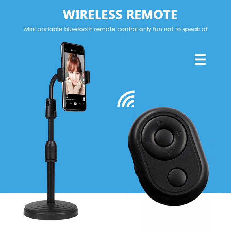 Wireless Bluetooth Remote Control Camera Shutter for Selfie Recording Video Camera Release for iphone Android Smartphone
