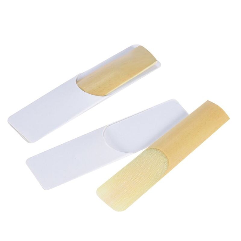 10pcs Alto Sax Saxophone Reeds 2.5 Strength Reed for Clarinet Soprano Parts