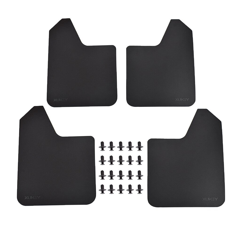 4 stk stænklapper stænklapper stænkskærme fender blusser til dodge ram pickup 1500 2500 3500 4500 5500 4000 nightrunner trucks 4 x 4: 4 stk. sæt sort