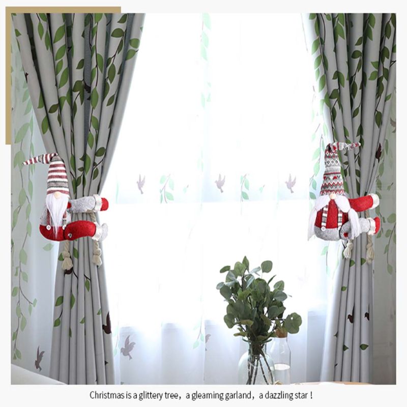 Julegardinspenne svensk nisse dukke ornament tieback festeholder stue vindu dekorasjoner soverom hjem