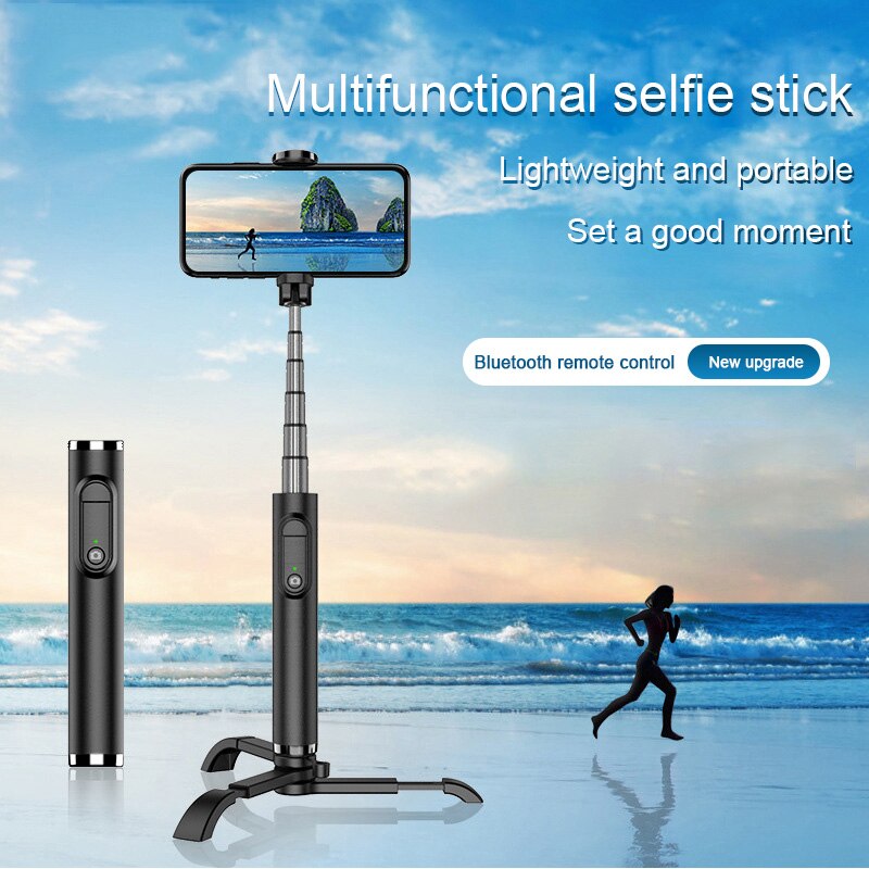 Selfie Stick Tripod - 665mm Extendable - Bluetooth Remote - Stabilizer for Live Streaming