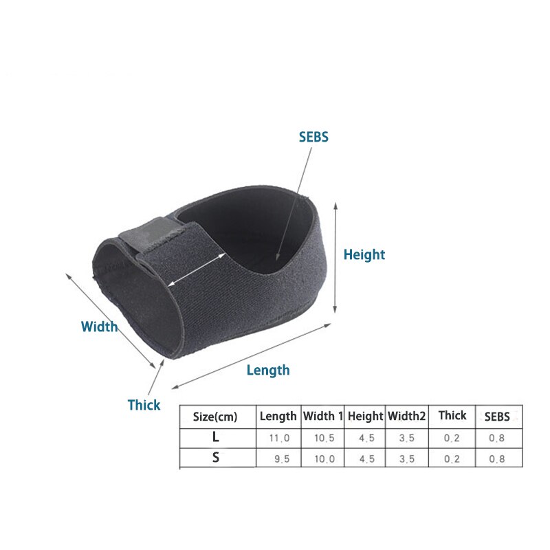 Enveloppement de thérapie de fasciite plantaire, soulagement de la douleur du talon du pied manchon de protection du talon chaussette attelle de cheville Support d&#39;arc semelle orthopédique 2 pièces
