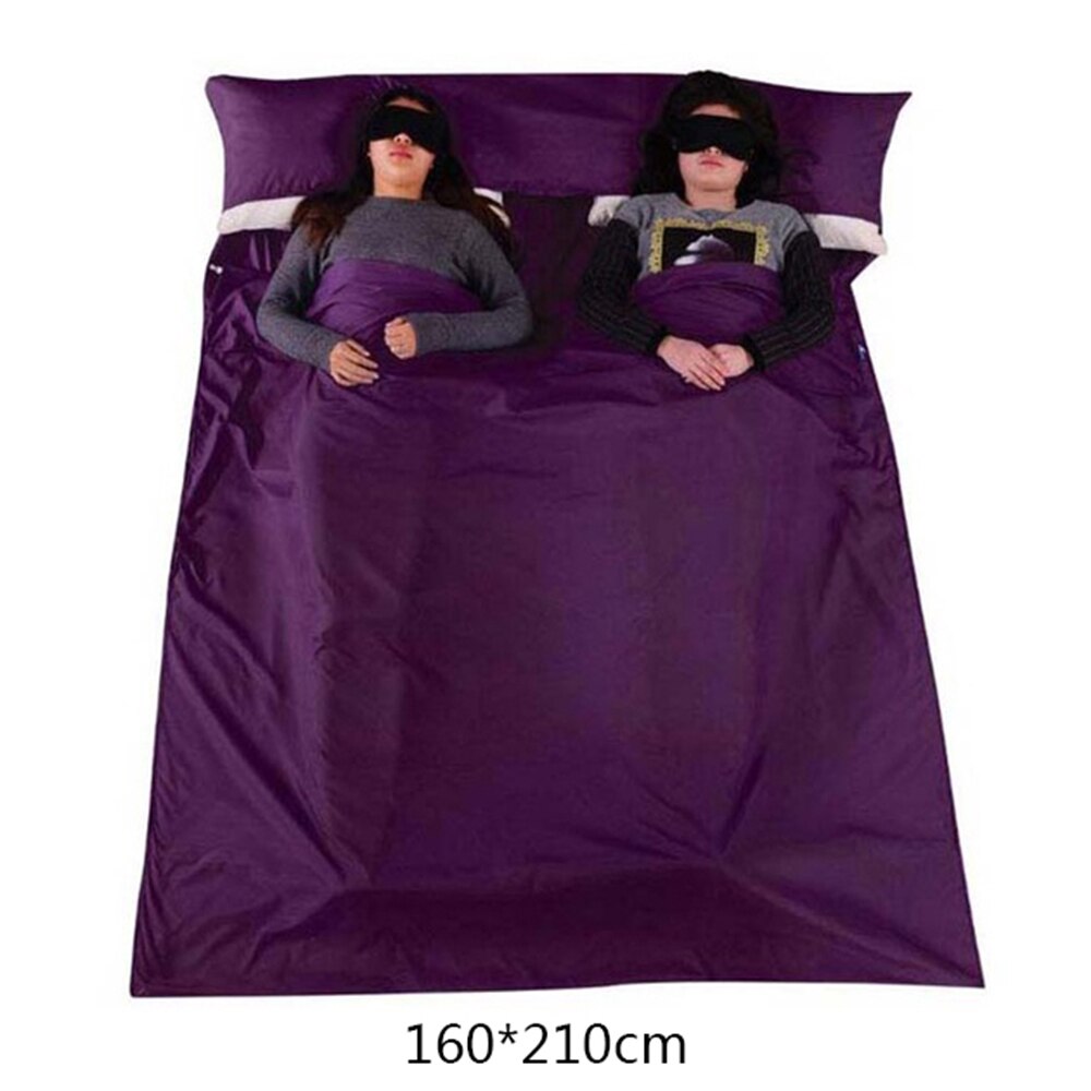 75/110cm x 210cm Ultralight Outdoor Slaapzak Camping Wandelen Zak Liner Draagbare Vouwen Reistassen