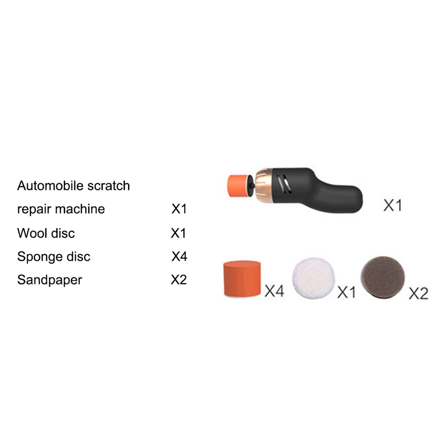 60W Variable Speed Polishing Machine Corded Car Polisher 8500RPM Electric Polisher Polishing Waxing Machine Scratch Repair Tool