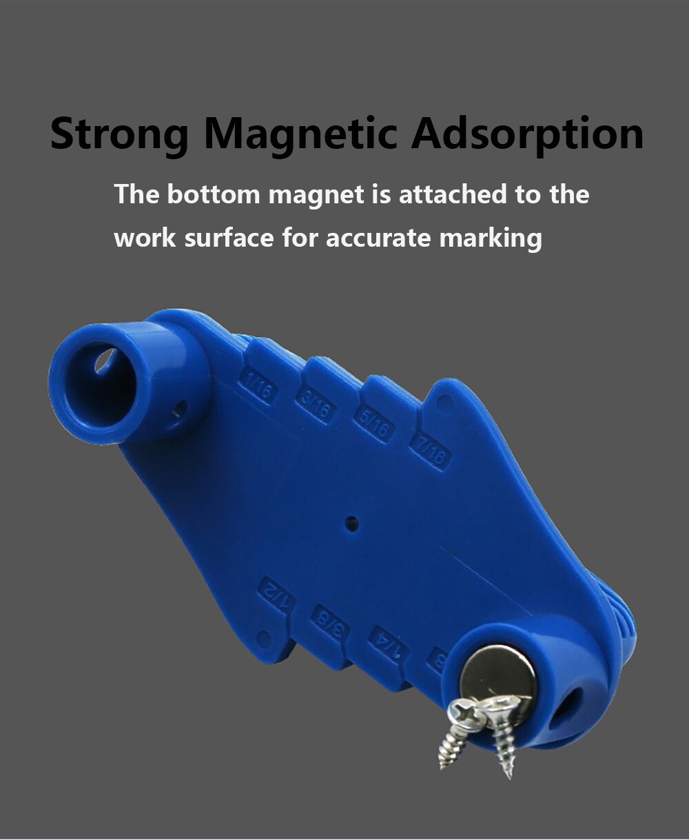 Center line Gauge Finder Center Scriber Carpenter Woodworking Tools Marking Centerline Gauge Wooden Mark Marker Locator Scribe