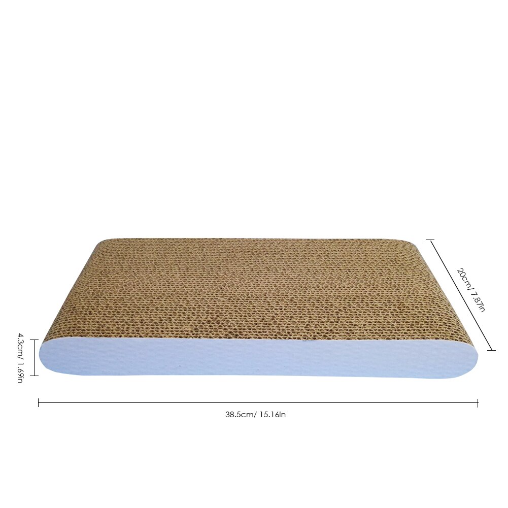 Cat Scratch Board Corrugated Paper Funny Cat Toy Teeterboard Seesaw Scratcher Claws Care Board Cat Scratch Sleeping Playing Mat: D