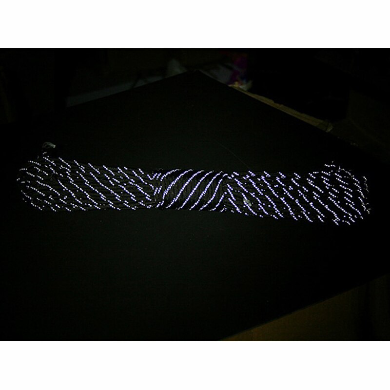 Reflekterande paracord 550lb 7 tråd 100ft 100 fot /31 meter överlevnad 7 tråd fallskärm paracord 550 fallskärm fallskärm