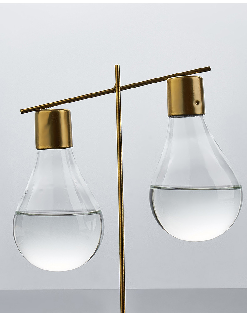 Dubbele rechte vaas - transparante glazen vaas - bloempot - woondecoratie - bol - hydrocultuur vaas - bruiloft woonaccessoires