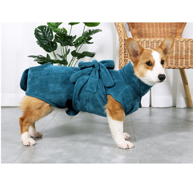 Hond Badjas Super Absorberende Hond Badpak Voor Kleine Grote Honden Sneldrogende Huisdier Badhanddoek Warm Hond kleding Pet Supply