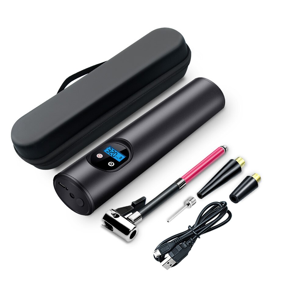 Portable Air Compressor Tire Inflator Mini inflator Air Pump Wireless Car Tire Pump with Battery 150PSI 12V for Car Bicycle