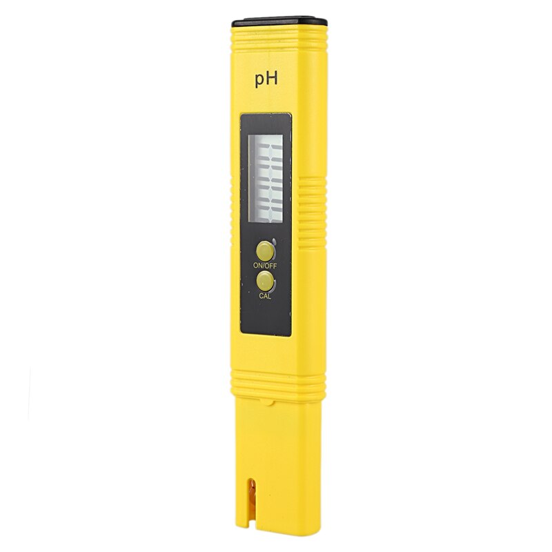 LCD Pocket Digital Ph Meter Tester Hydroponics Pen Aquarium Pool Water Test yellow