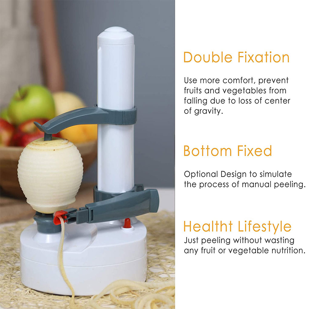 Pelapatate Elettrico Multifunzionale In Acciaio Inox A Spirale Per Frutta E Verdura Pelapatate Accessori Per La Cucina Gadget