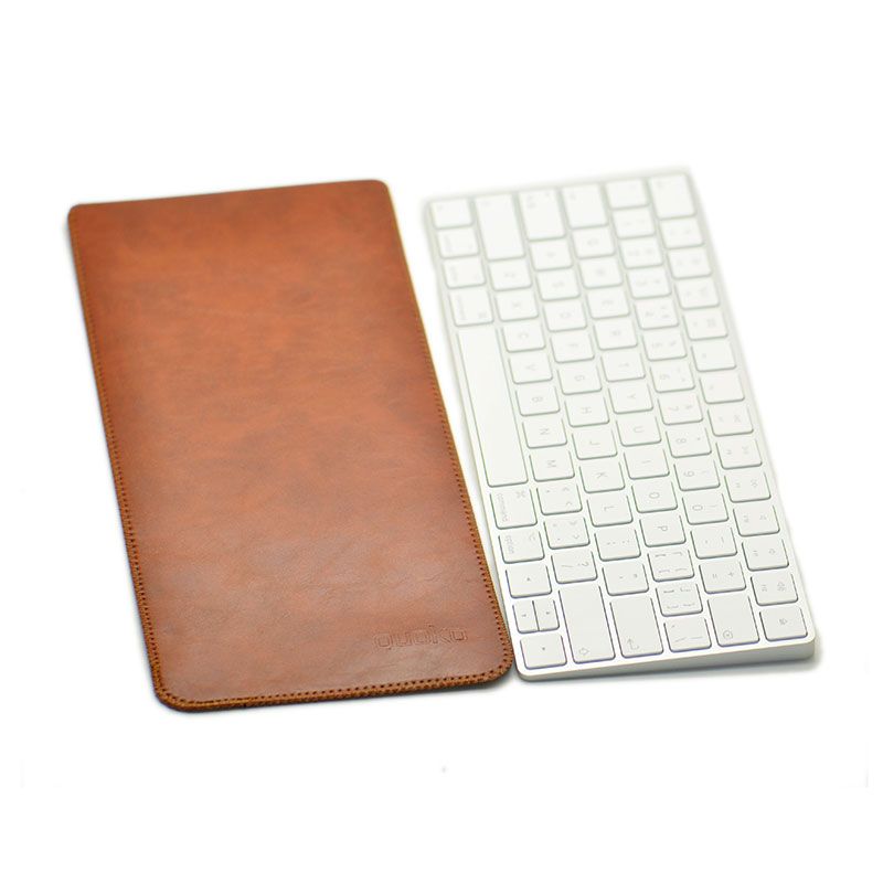 Collectie selling ultradunne super slanke sleeve pouch cover, microfiber lederen laptop sleeve case alleen voor Apple Magic Toetsenbord 2