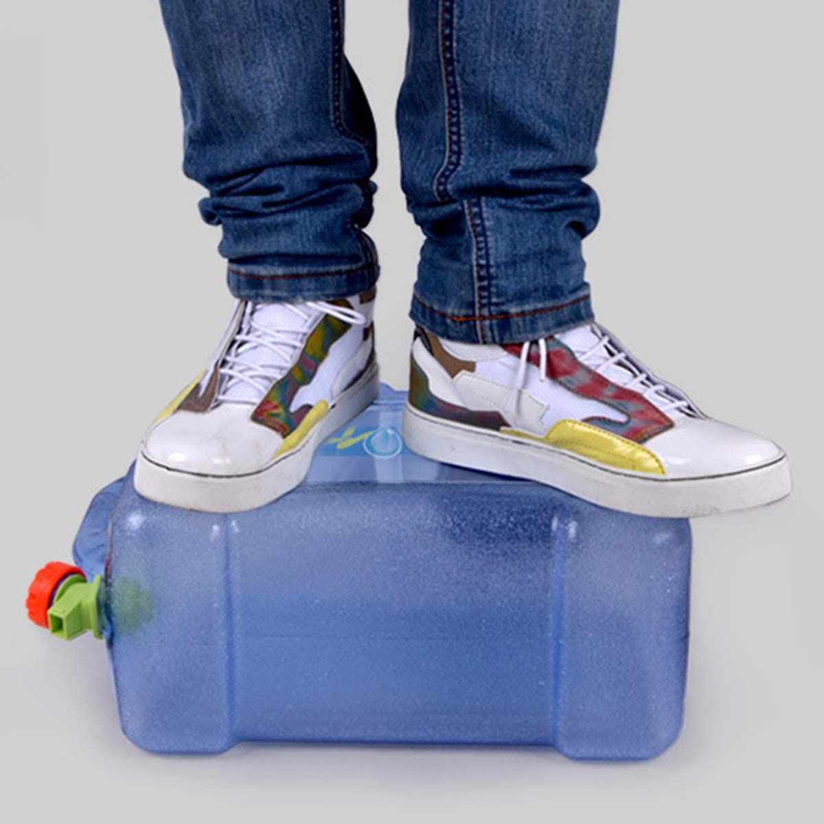 Portable Water Container with Spigot BPA-Free Water Storage Bucket Camp Water Jug Tank for Camping Outdoor Hiking