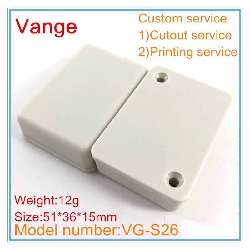 Boîtier en plastique ABS pour dispositif électronique 51x36x15mm, 10 pièces/lot, boîtier d'injection, bricolage