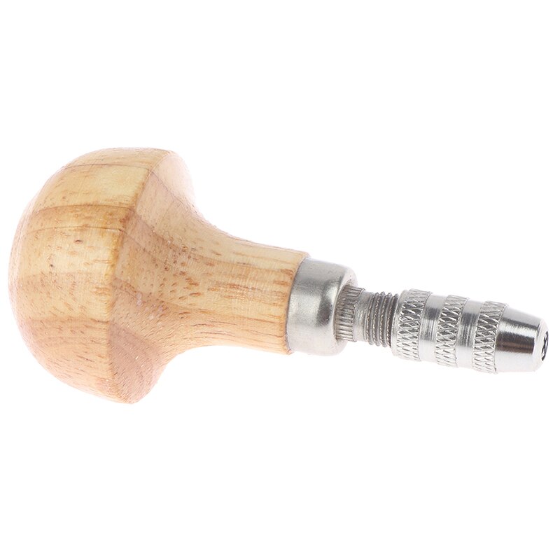 Joyería Pin Vise mango de madera alambre trenzado envolver los relojes Pin taladro de tornillo kit de herramientas de joyería