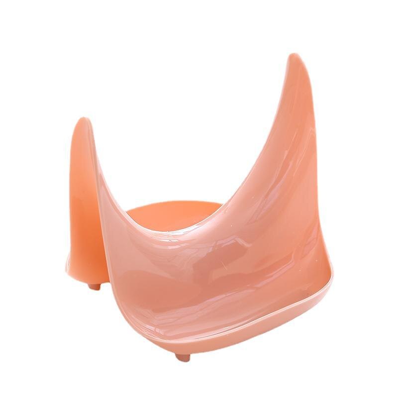 Support de couvercle de casserole, repose-cuillère, ustensile de cuisine multifonctionnel, support de support de casserole de cuisine: Pink