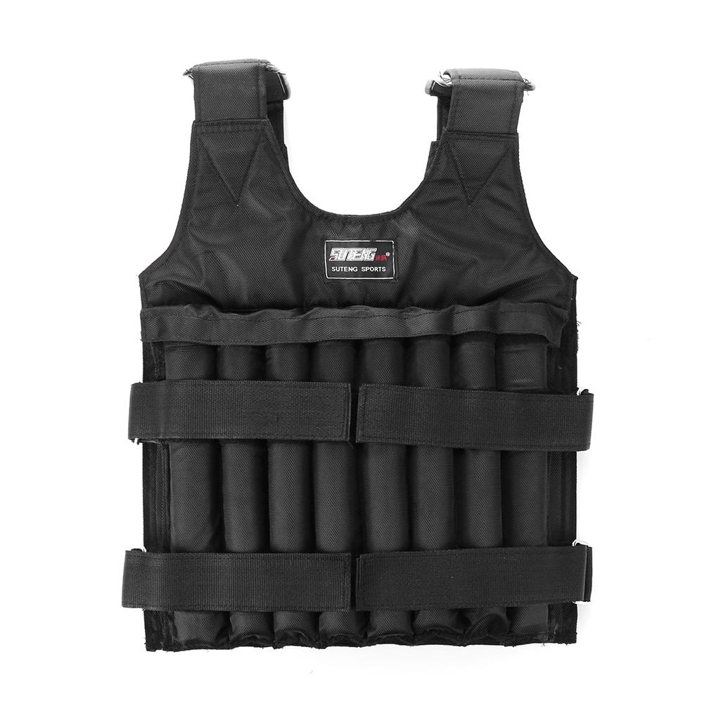 50KG Durable Loading Weighted Vest Adjustable Weight Training Exercise Waistcoat Loading Weight Vest For Boxing Weight Training: 20kg