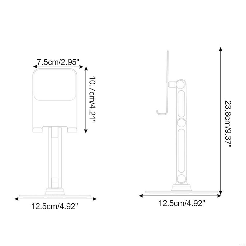 K32c aluminium legering verstelbare koeler standaard telefoontabletten Pad koel Riser Rack