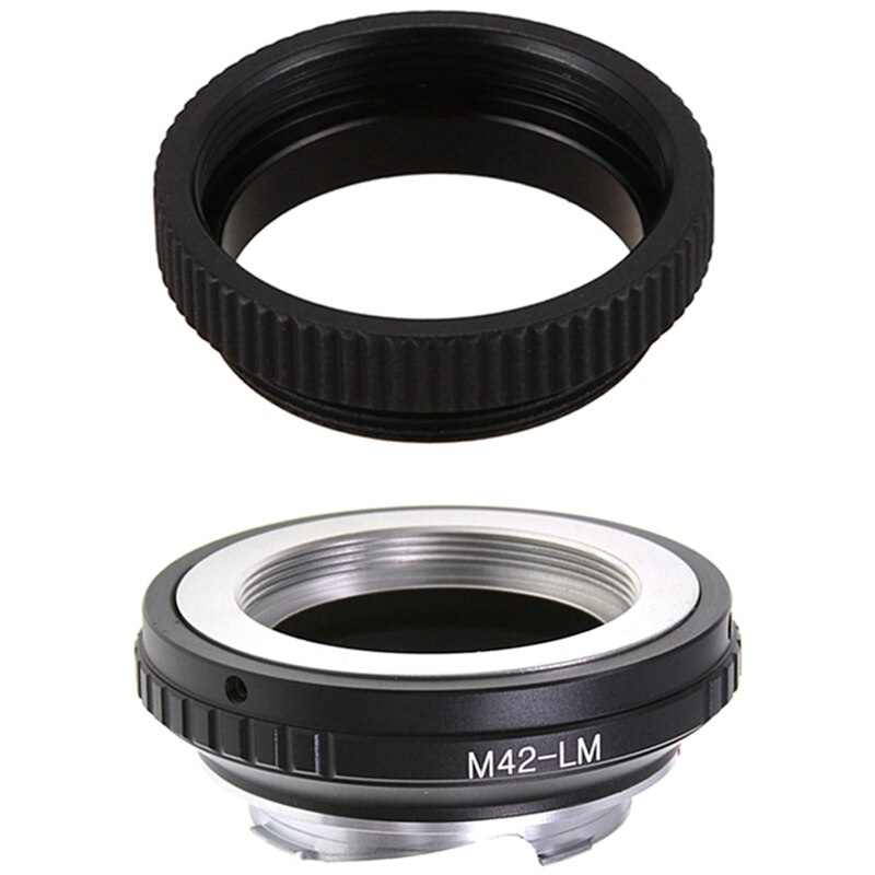 Macro noire pour extension de l'anneau de l'objectif C, Interface Macro Ring & M42, lentille de 42mm pour l'adaptateur Leica M LM