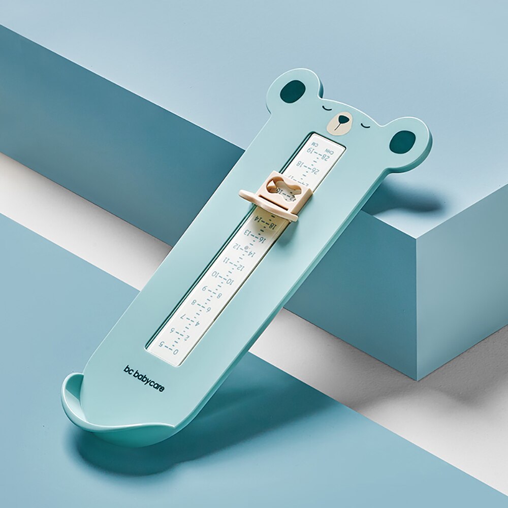 Bc Babycare Baby Voet Maatregel Gauge Kids Schoenen Heerser Voet Lengte Meten Apparaat Tool Baby Voeten Fitting Item: Blue