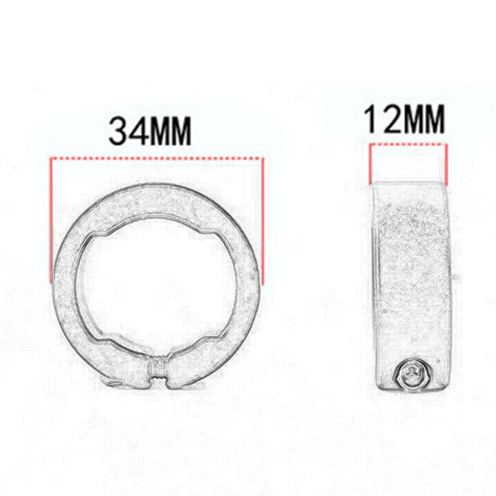 Fietshandgrepen Bevestigingsring Voor 22.2Mm Fietsstuur Rijaccessoires Fietsgrepen Klemring Fietsslot Op Klemmen Ring