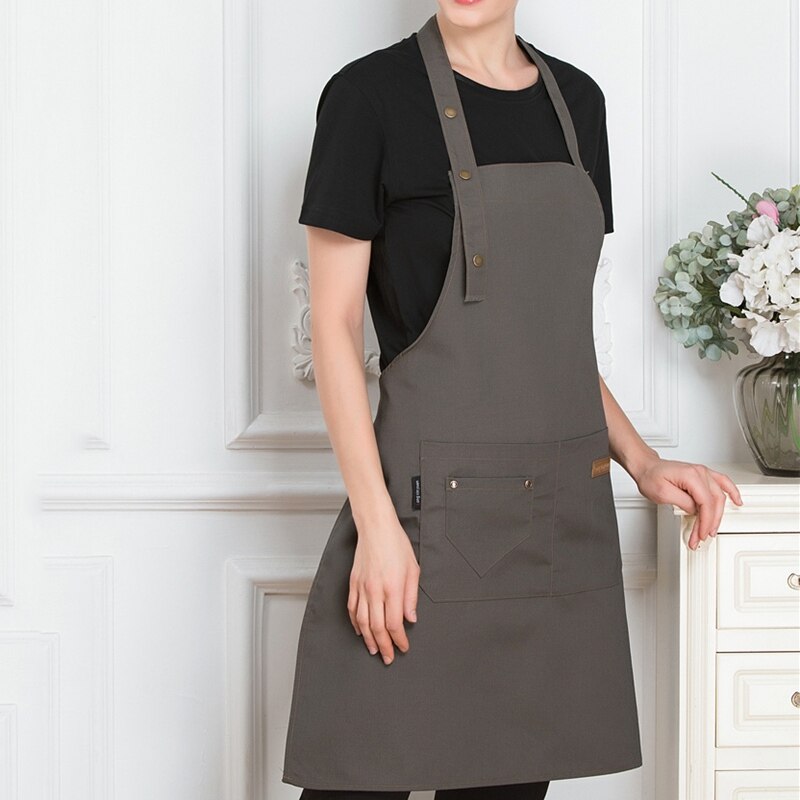 Unisex Werk Schort Voor Chef Verstelbare Kapper Schorten Keuken Uniformen Ober Werkkleding Food Service Restaurant Cook Bib