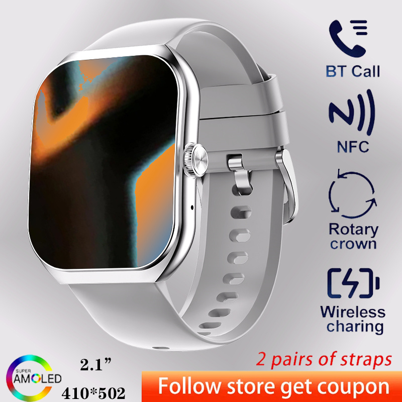 2024 nowy inteligentny zegarek AMOLED połączenie Bluetooth monitorowanie tlenu my krwi 100 tryb sportowy IP68 wodoodporny męnarty smartwatch dla androida IOS