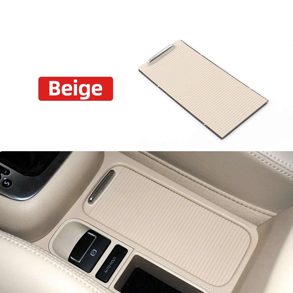 For Volkswagen Tiguan Car Front Center Console Sliding Shutters Replacement Cup Holder Roller Blind Cover For VW SHARAN: WHITE