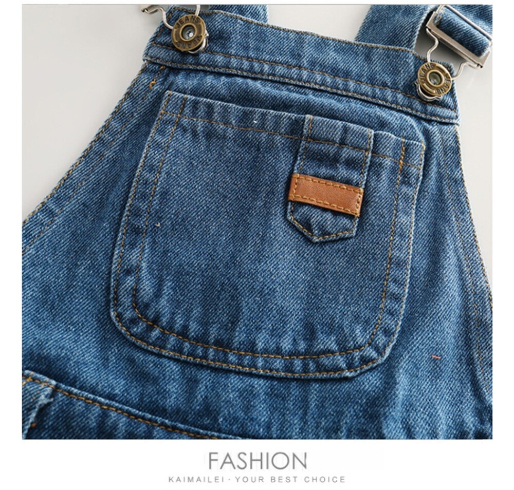 Chumhey 2-12T Kids Overalls Summer Boys Girls Denim Shorts Jeans Tollder Rompers Children Clothes Bebe Jumpsuit Child Clothing