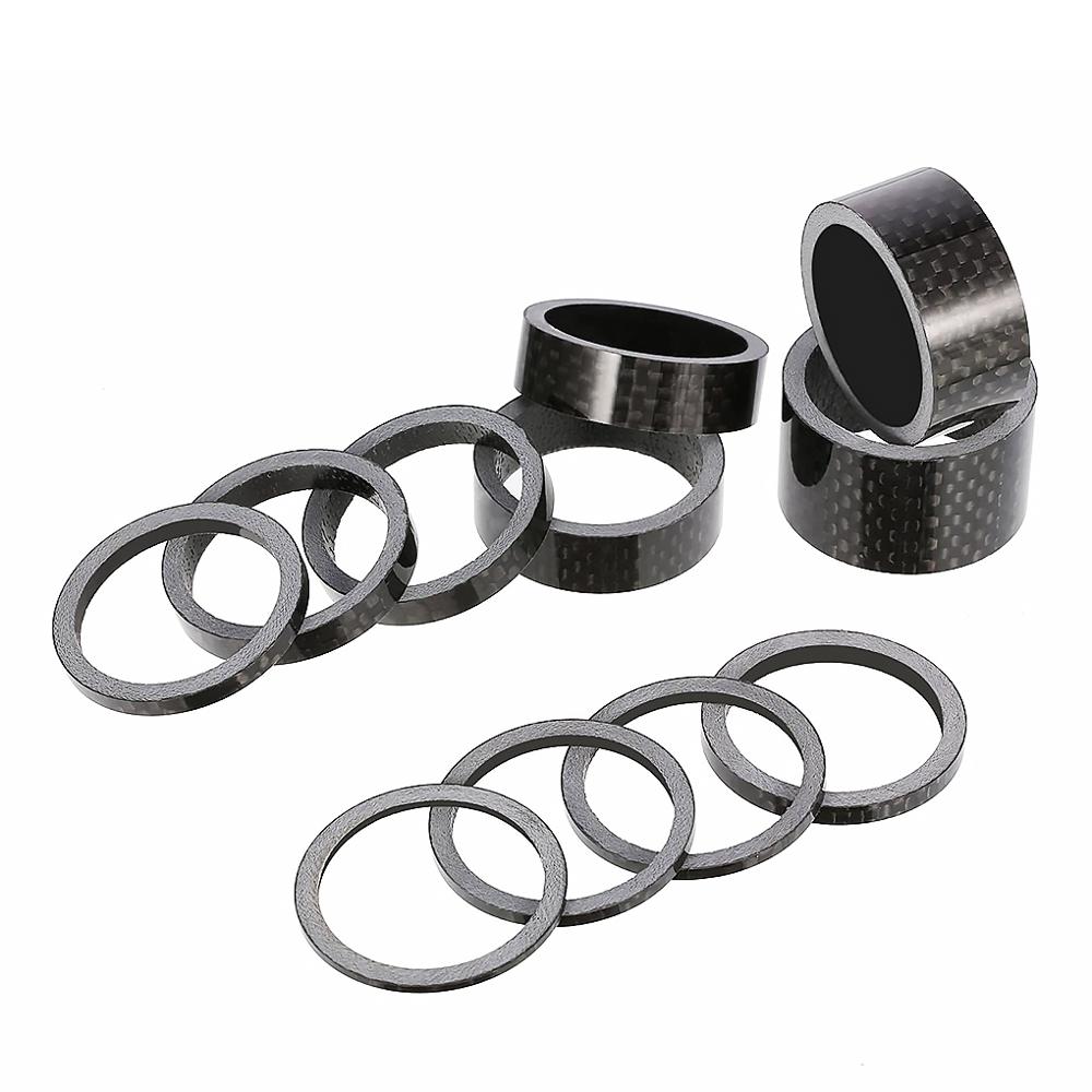 7 Stks/set Mountainbike Headset Spacer Mtb Weg Fietsen Fiets Carbon Headset Spacer Fiets Accessoire