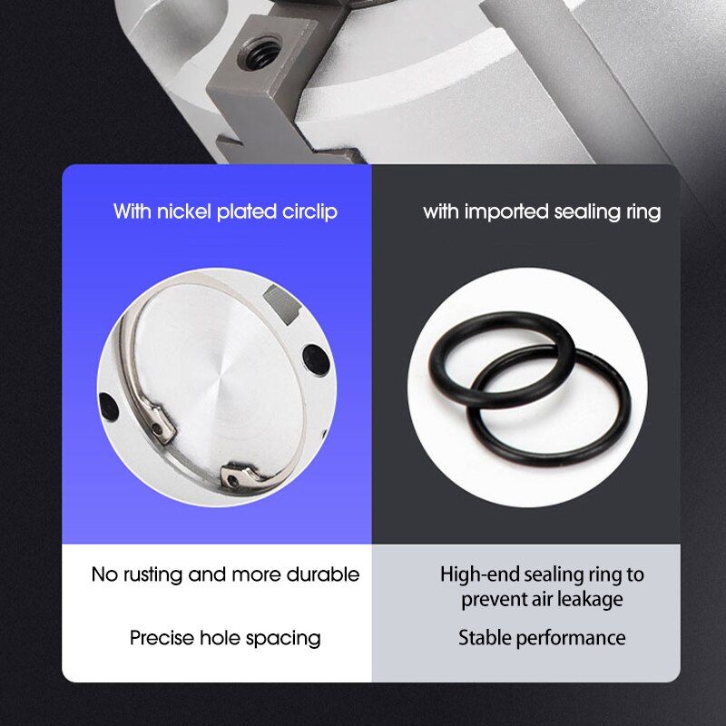 MHS2 MHS3 MHS4 Air Gripper 2/3/4 Finger Cylinder 16D 20D 25D 32D 40D 50D 63D 80D 100D Parallel Double Action Rotating Cylinder