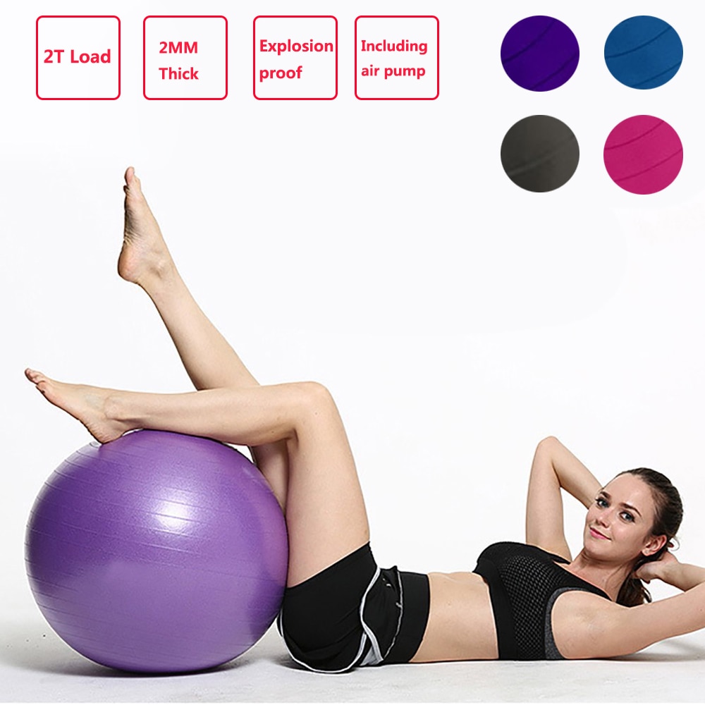 PVC a prova di Esplosione Sfera di Yoga di pelota pilates Fitness Massaggio Equilibrio Esercizio di Allenamento di Ginnastica Trainer Palla 55 CENTIMETRI 65 CENTIMETRI 75 CENTIMETRI della Nave di Goccia