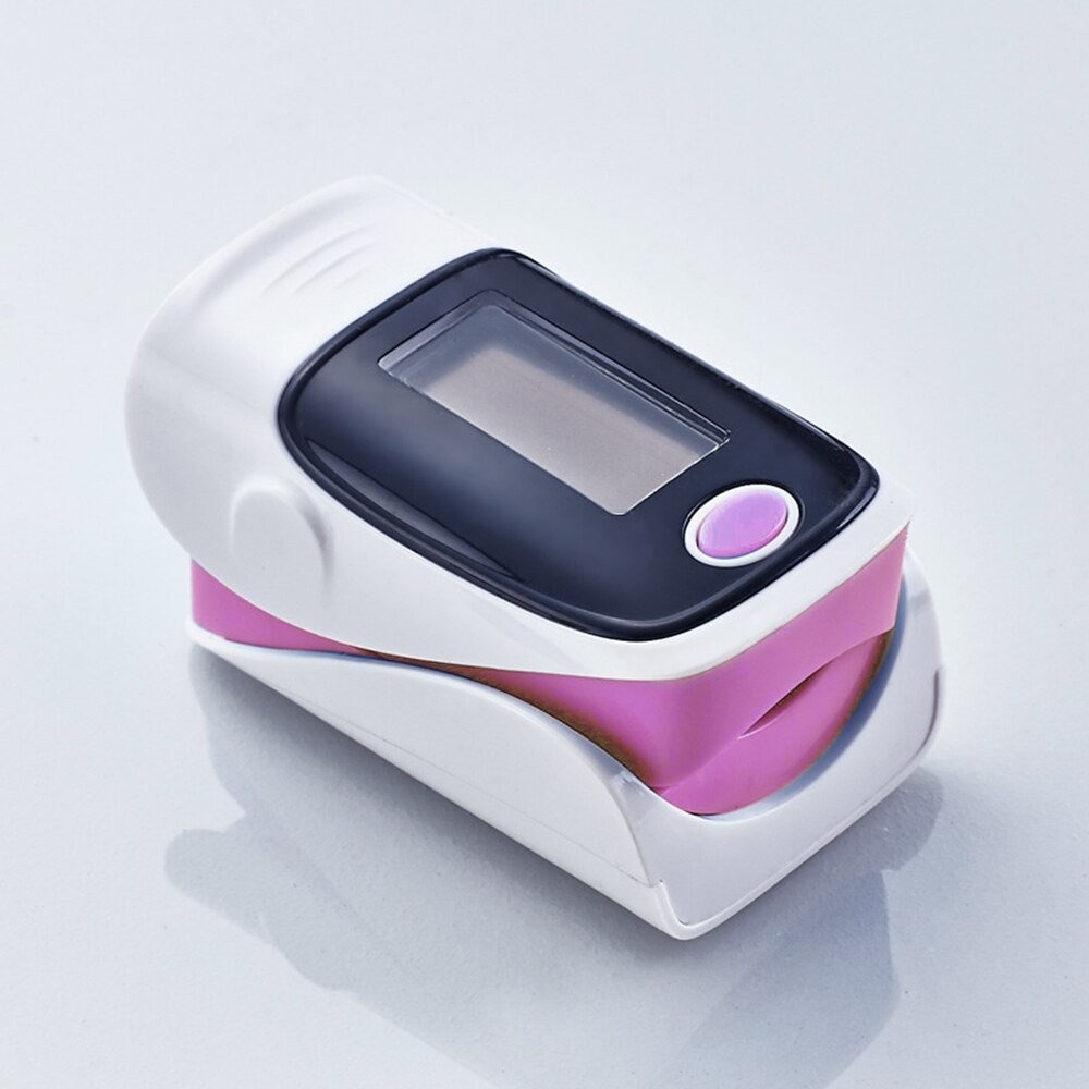Pulse Oximeter Fingertip Blood Oxygen SpO2 Monitor Fitness Tracker Health Care Sports Exercise Monitoring Digital LED Display: style 4-pink