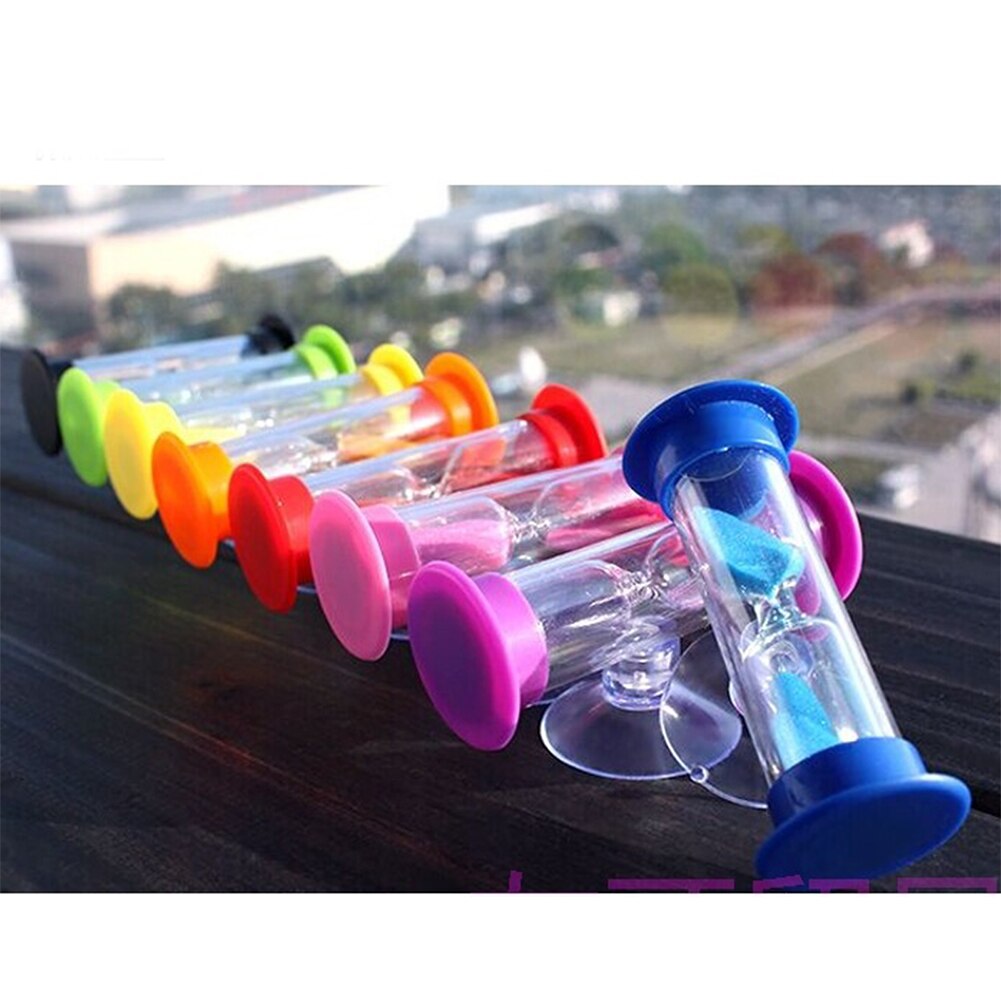 Hourglass Sand-filled Hourglasses 3-Minute Timer 6*2.34cccm 3-minute Countdown Non Woven Fabric Three-minute Timer Hourglass