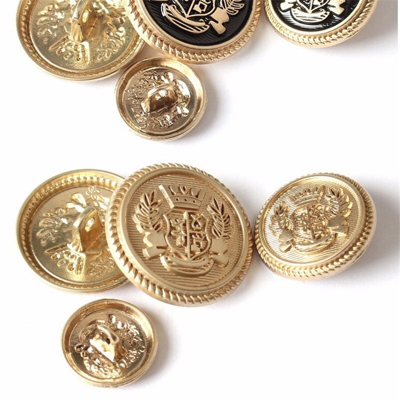 Metalliset napit vaatteiden ompelutarvikkeille ja -tarvikkeille käsin ommeltu takin takin napit 20mm vaatenappia