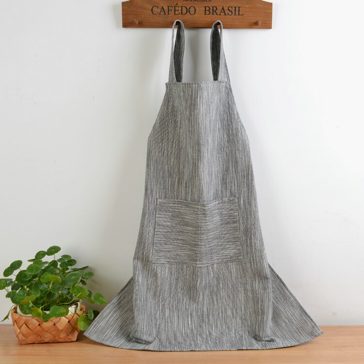 korte schorten voor vrouwen freshstyle vlakte eenvoudige delantal cocina schoonmaken Halter werk tablier Keukenschort koken schorten: grey