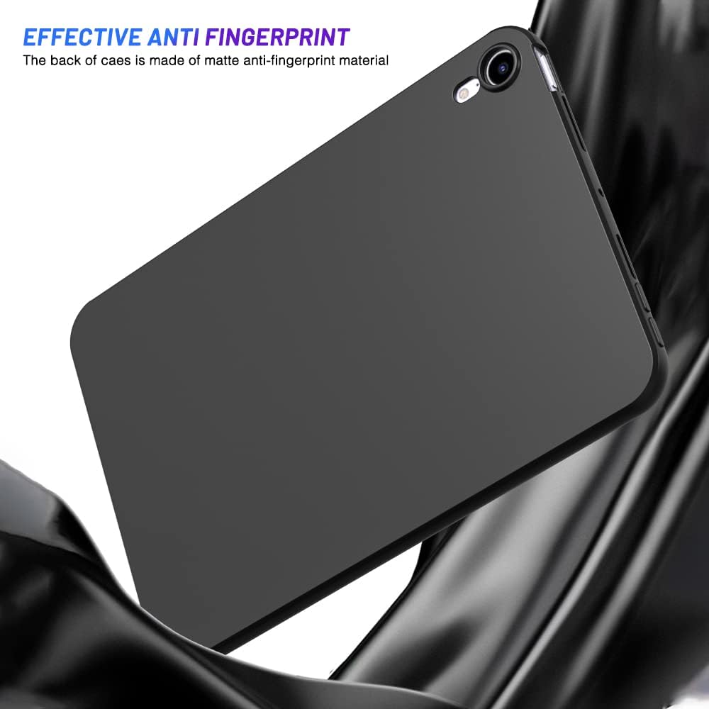 Tablet Case For Apple iPad mini 7 8.3" A2995 A2996 Funda Black Flexible TPU Silicone Shockproof Protective Shell Anti