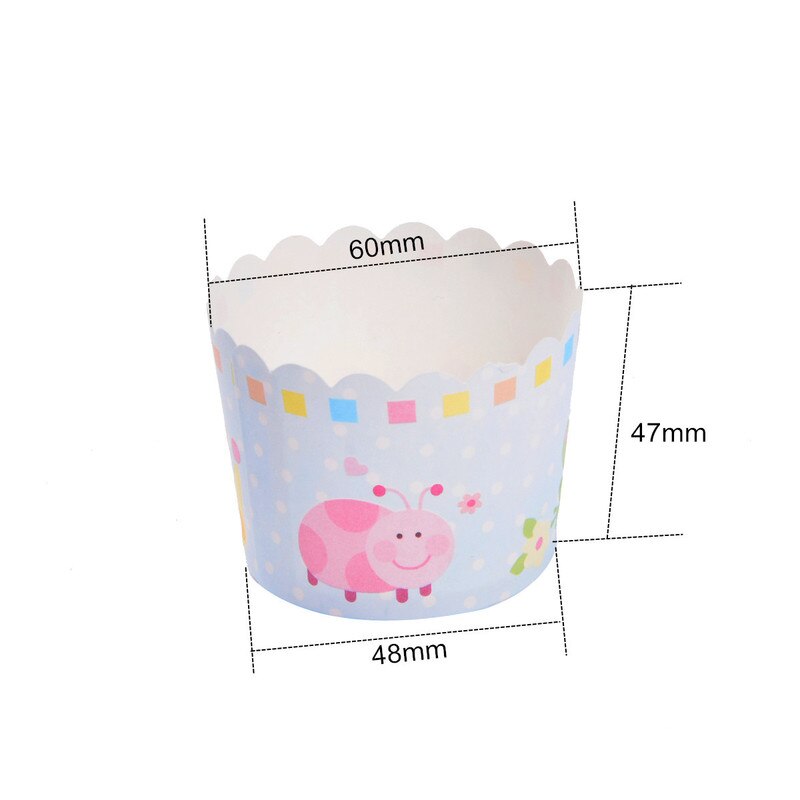 50pcs/set Muffin Cup Multicolor Cupcake Baking Cup Styling Case Muffin Cake Cup Cupcake Maker Paper Molds Kitchen Cake Tools