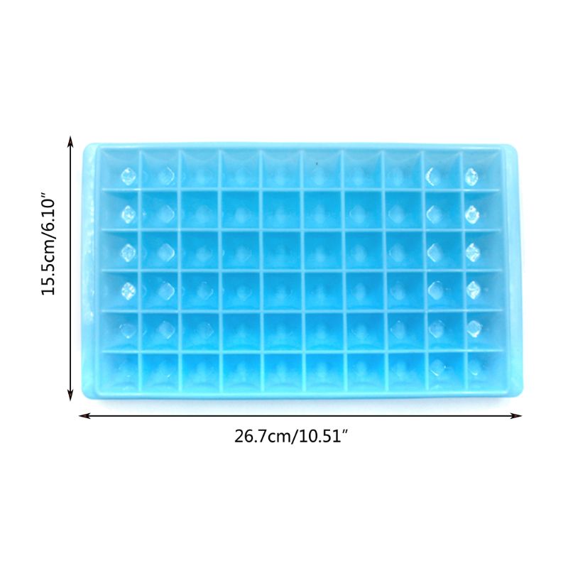 60 Grid Square Ice Cube Cool Freezing Mold Tray Ice Cream Maker Yogurt