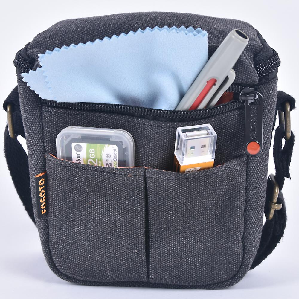 Fusitu – sac à bandoulière pour appareil photo, pour Canon EOS M100 M50 M10 M6 M3 M2 SX540 SX530 SX520 SX510
