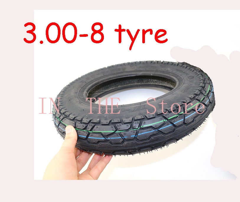 Chambre à air en butyle 3.00-8 de 14 &quot;x 3&quot; (3.00-8), noire, pour pneu et roue de fauteuil roulant électrique: outer tyre